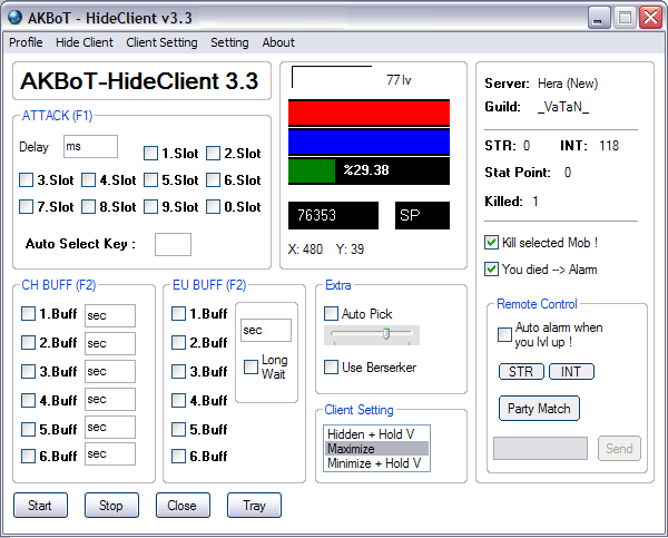 Hide hide client. Hide hide client